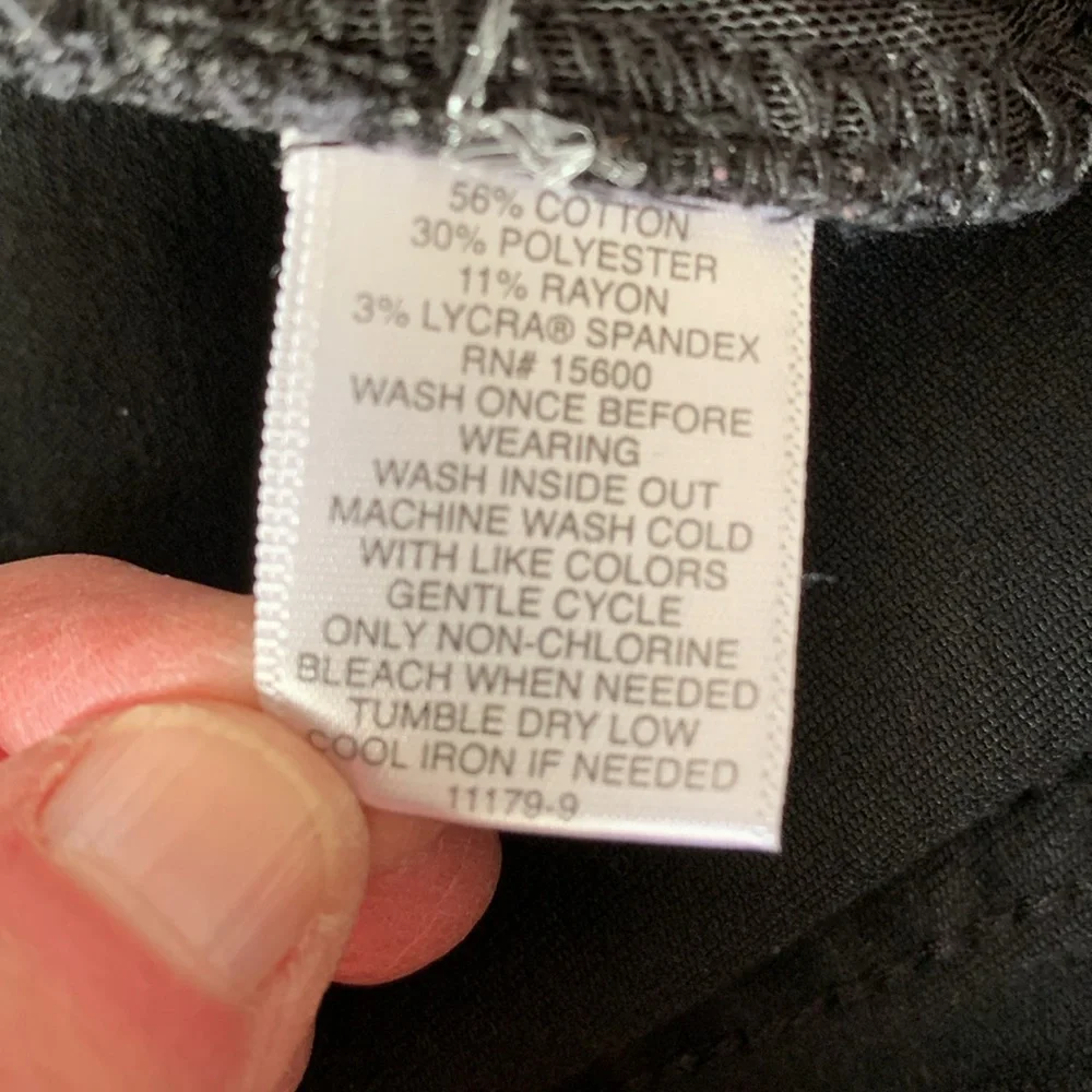 Liz Claiborne Women's Classic Black Bootcut Jeans EUC